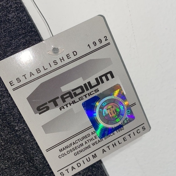 Illinois Illini legging cinch ruched hem Capri small stretch charcoal gray black - Picture 3 of 7